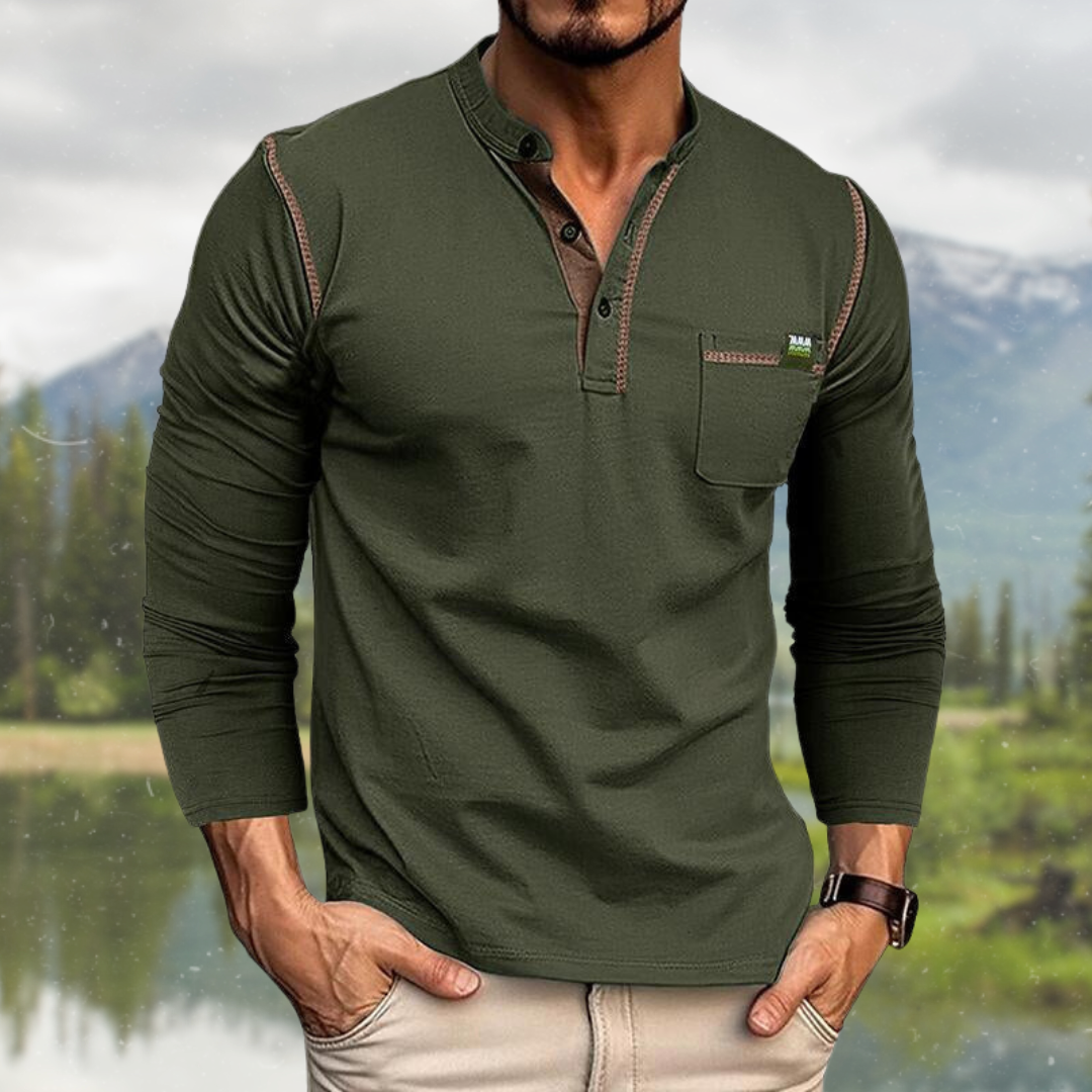 Gerardo - Camicia Casual Elegante a Maniche Lunghe