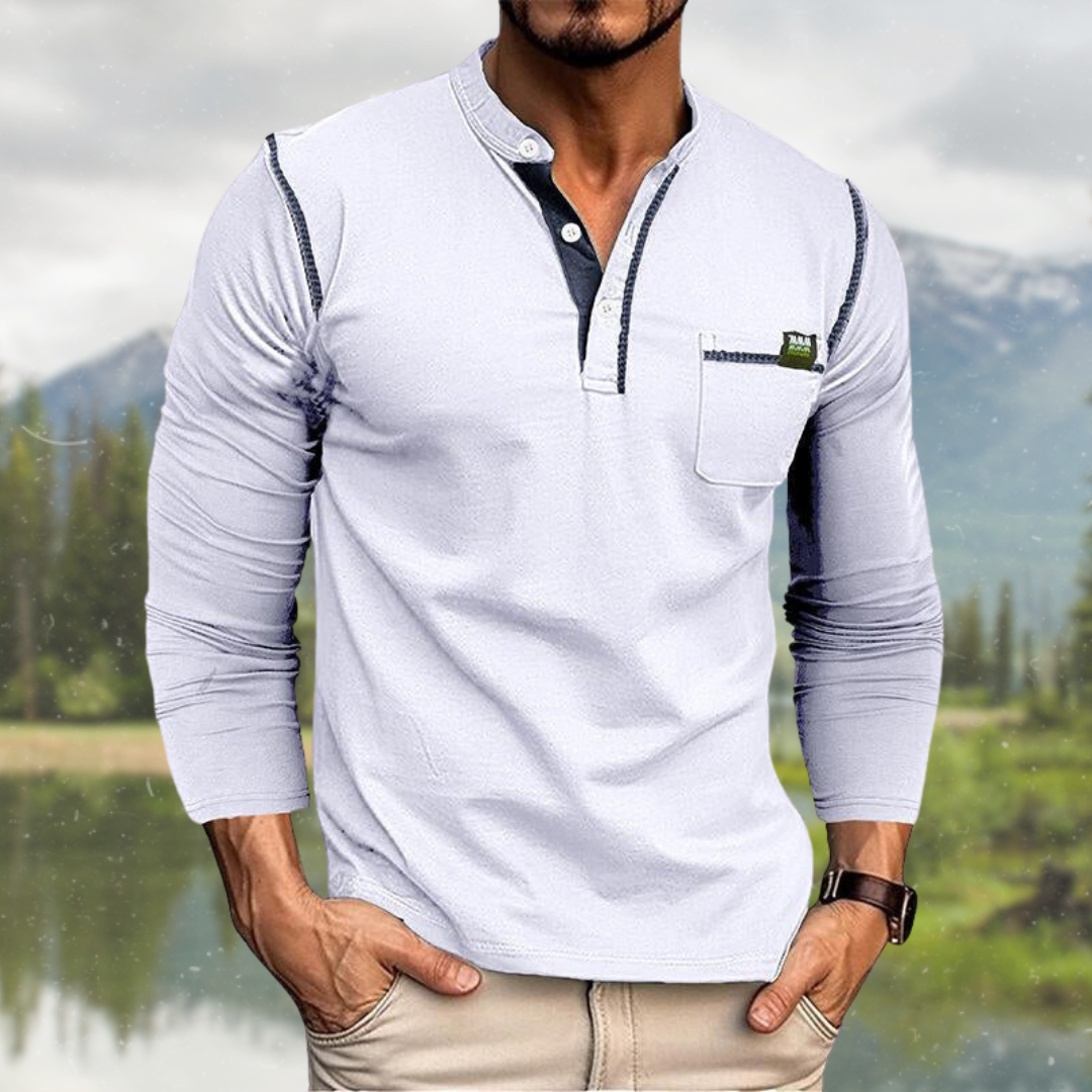 Gerardo - Camicia Casual Elegante a Maniche Lunghe
