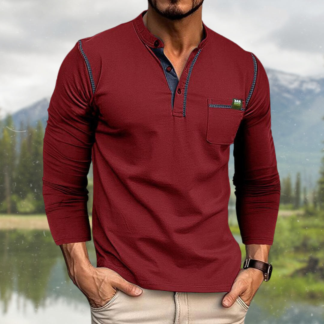 Gerardo - Camicia Casual Elegante a Maniche Lunghe