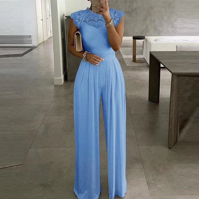 Rafaela - Elegante tuta a gamba larga con stile raffinato