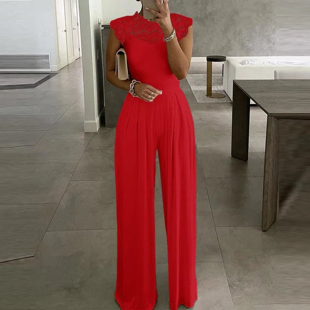 Rafaela - Elegante tuta a gamba larga con stile raffinato