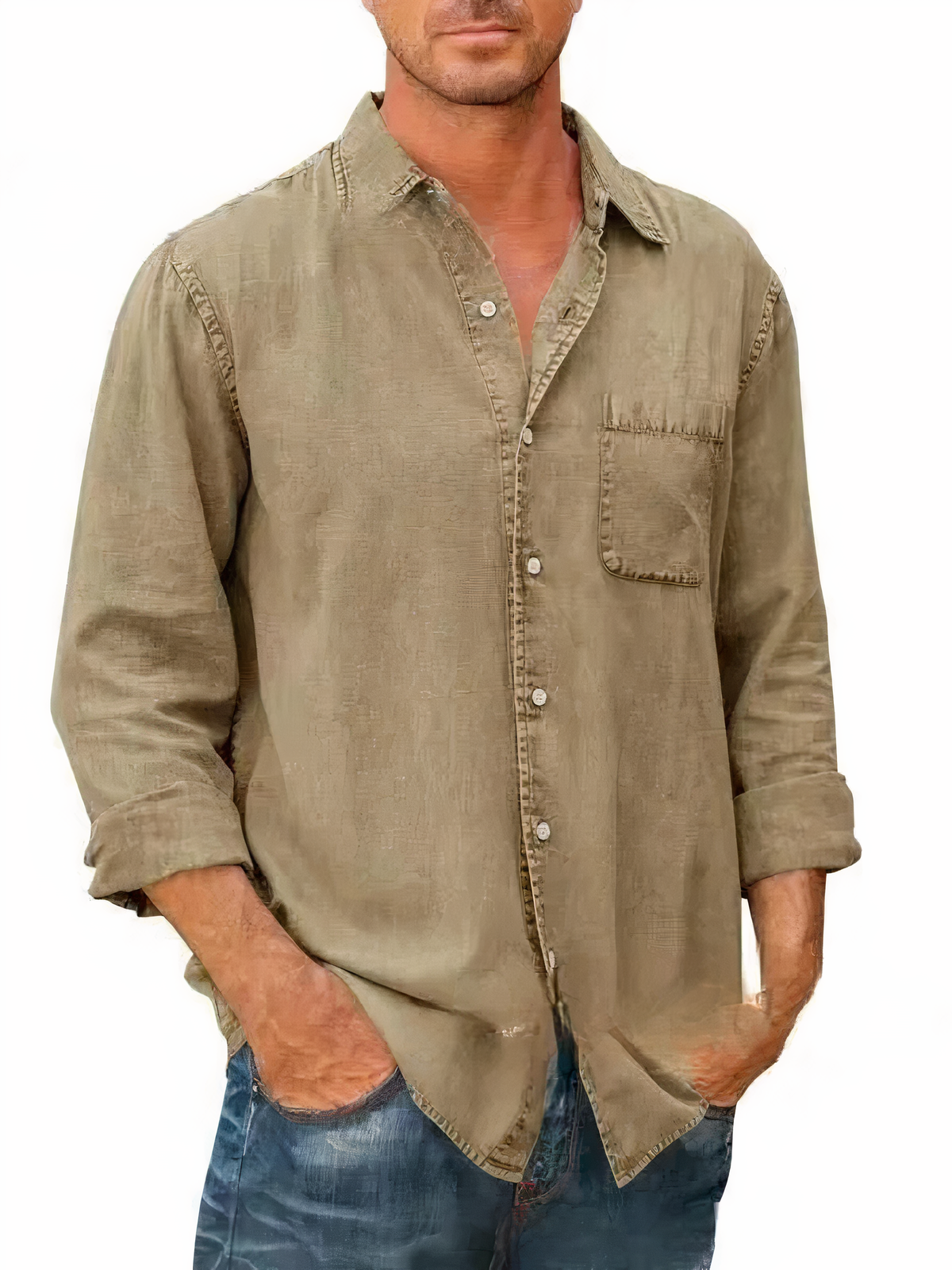 Camicia in denim a maniche lunghe - Mateo