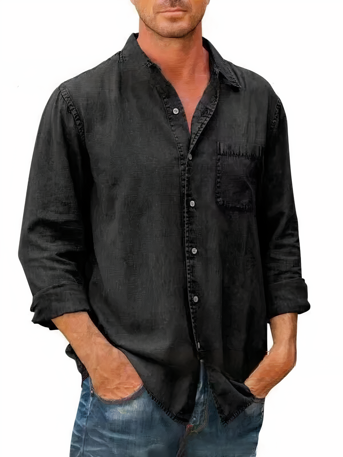 Camicia in denim a maniche lunghe - Mateo