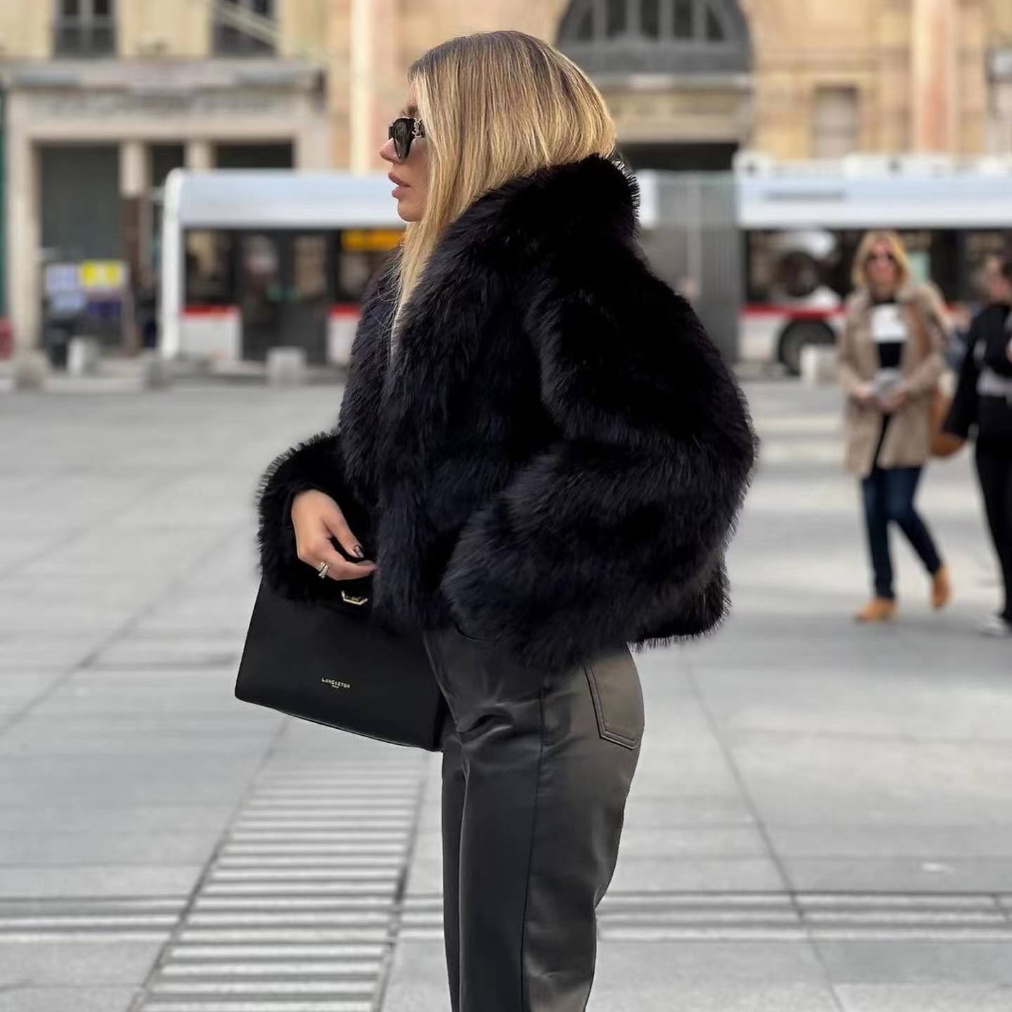 Isabelle - Manteau en fourrure véritable