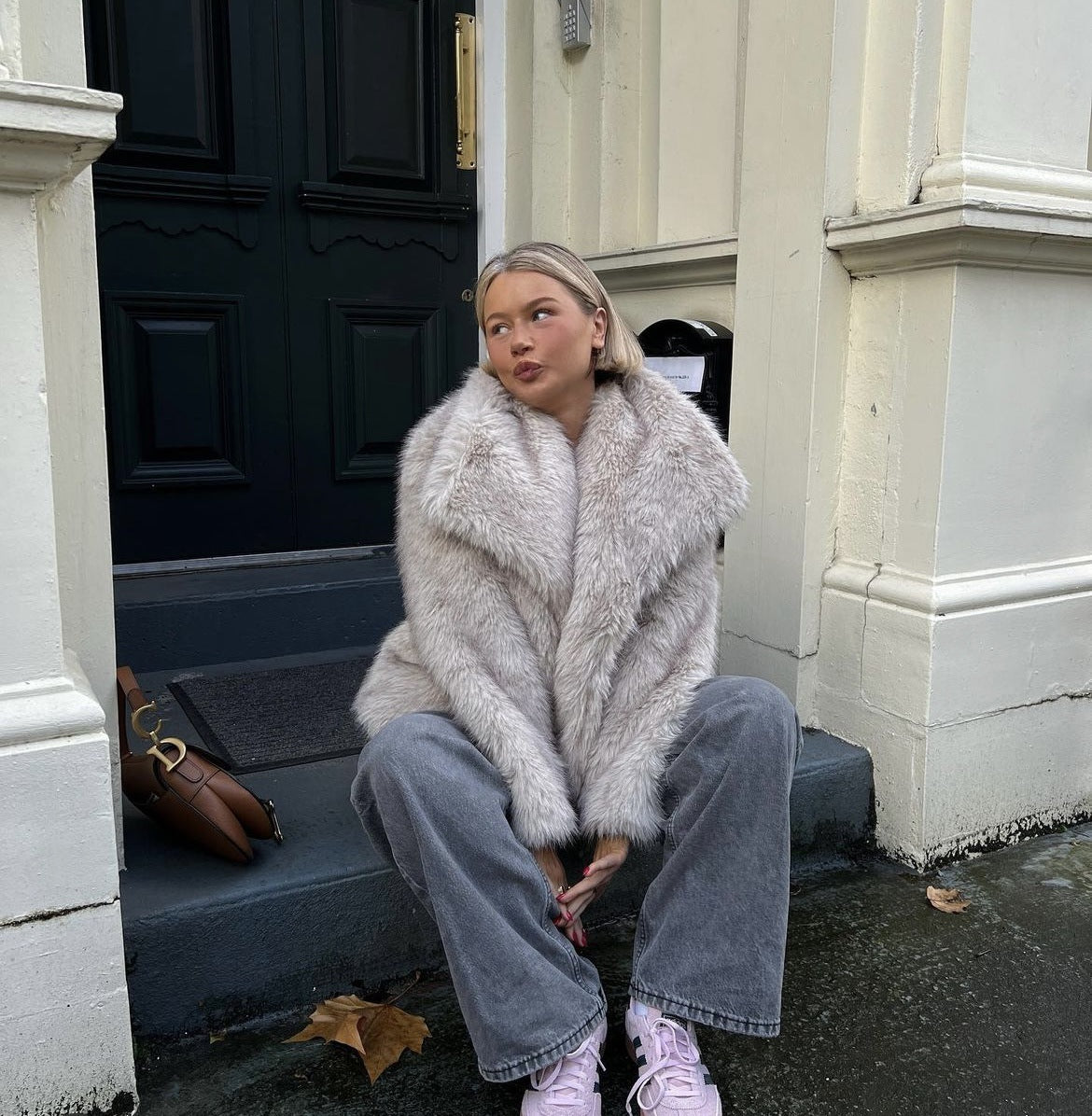 Isabelle - Manteau en fourrure véritable