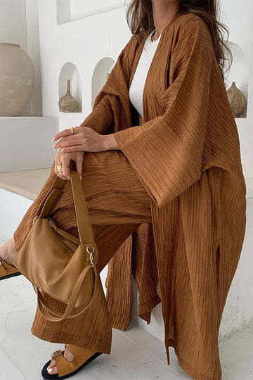 Noemi | Set di pantaloni e cardigan rilassato