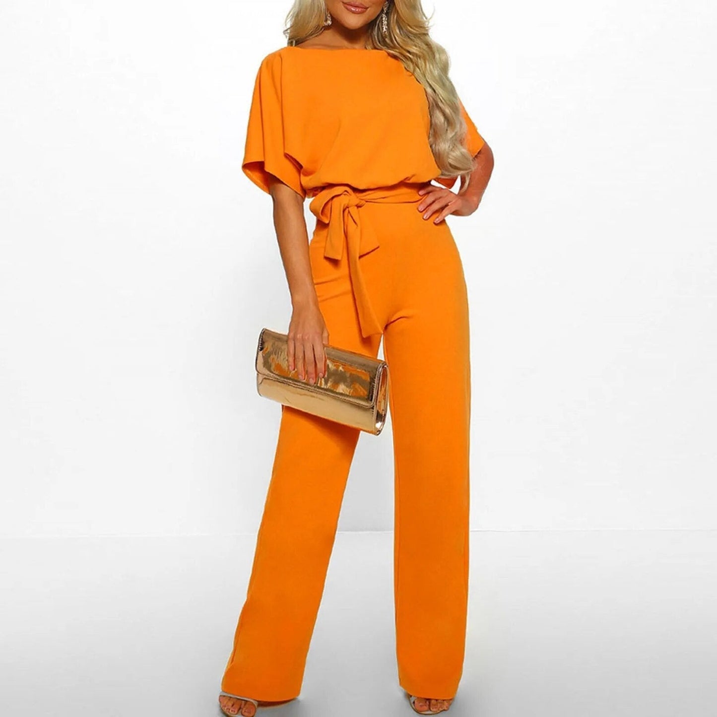 Suzette - Elegante Tuta con Gamba Dritta