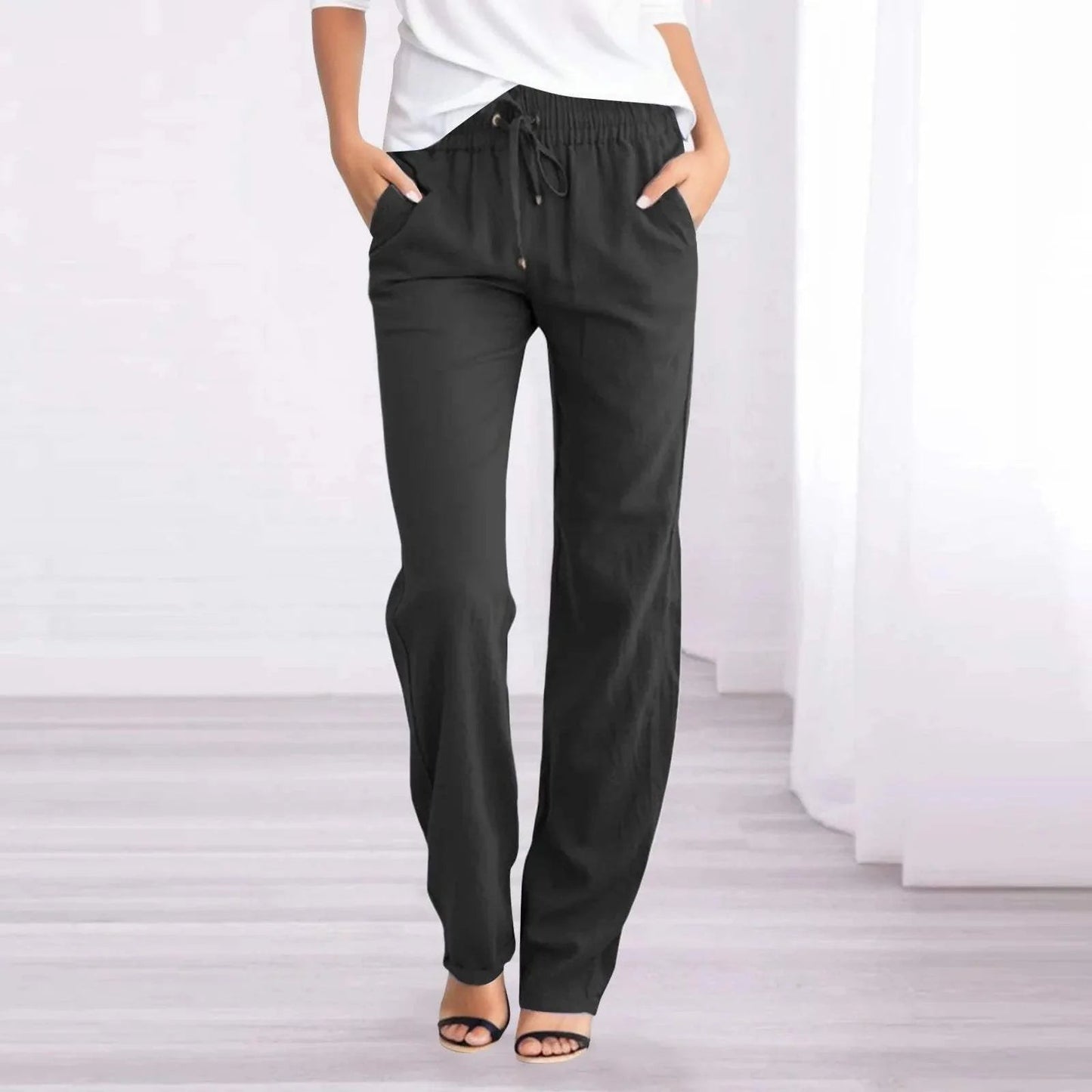 Caprice - Pantaloni dritti casual e traspiranti