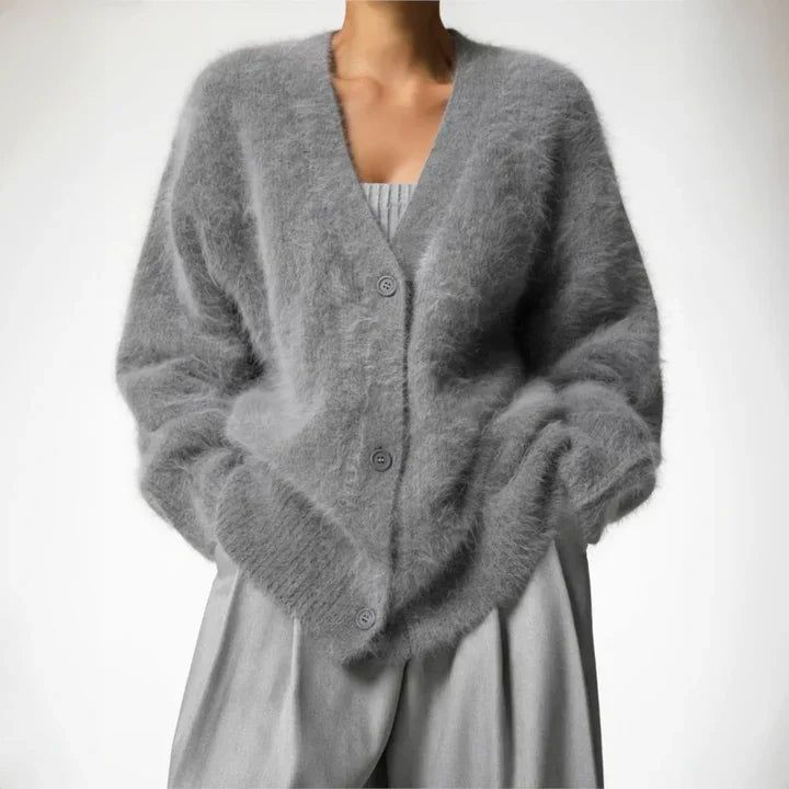Maida - Cardigan in cashmere con scollo a V