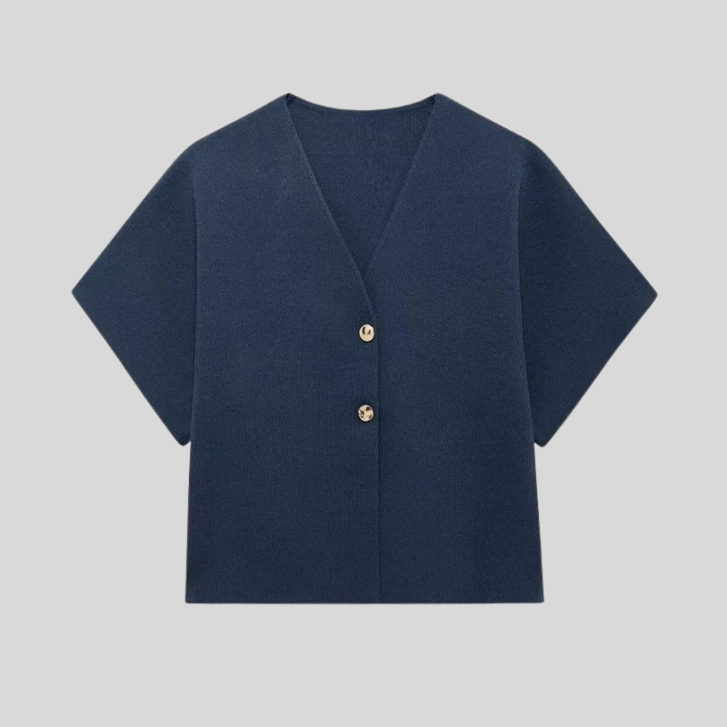 Abigail - Semplice top in maglia con scollo a V