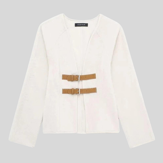Ida - Giacca donna con fibbia vintage