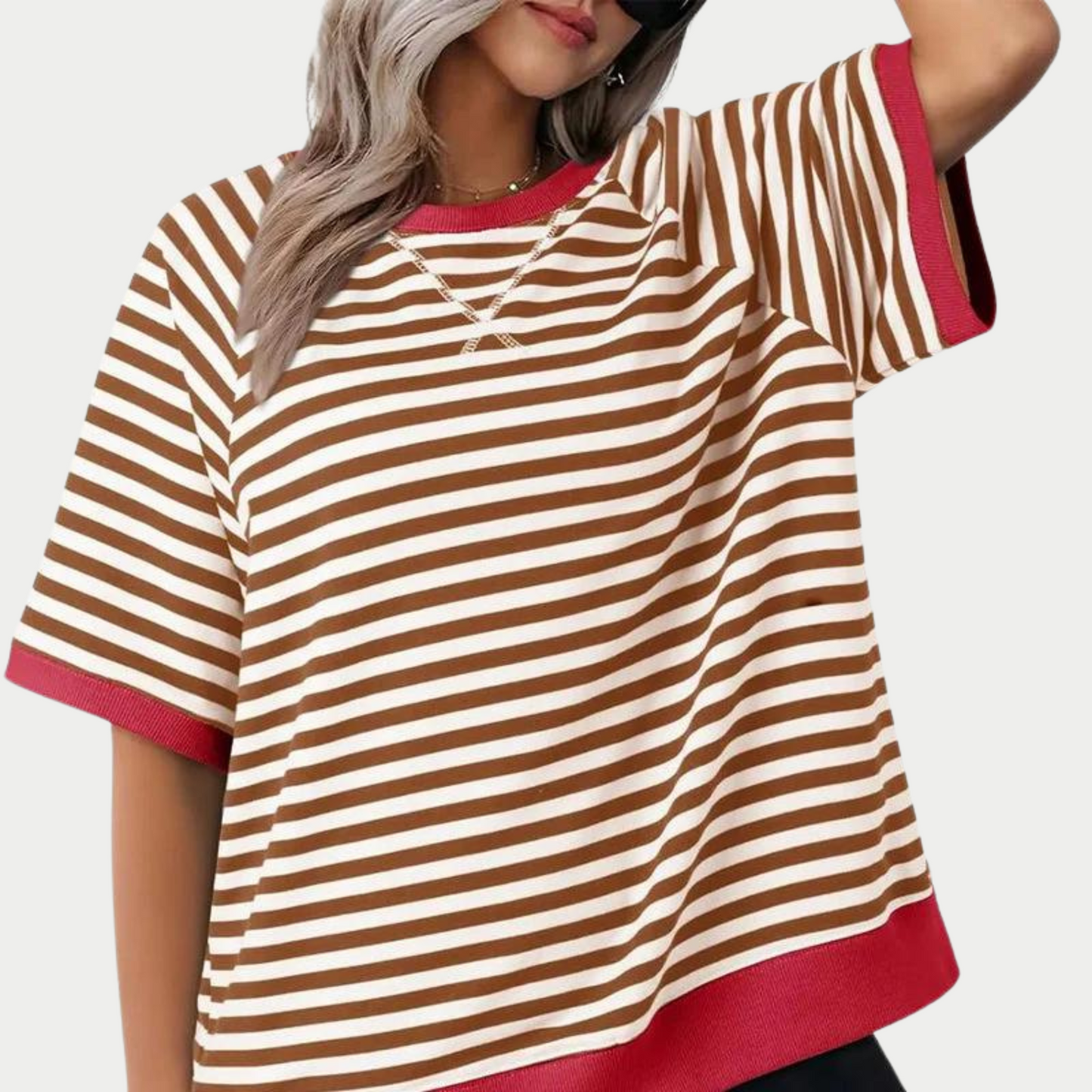 Diane - T-shirt casual a righe