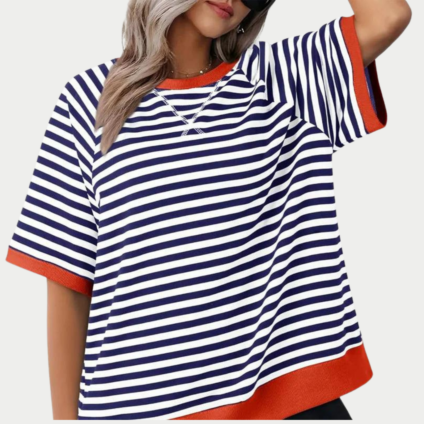Diane - T-shirt casual a righe