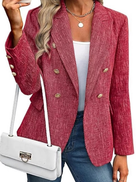 Alesia - Elegante blazer doppiopetto con revers