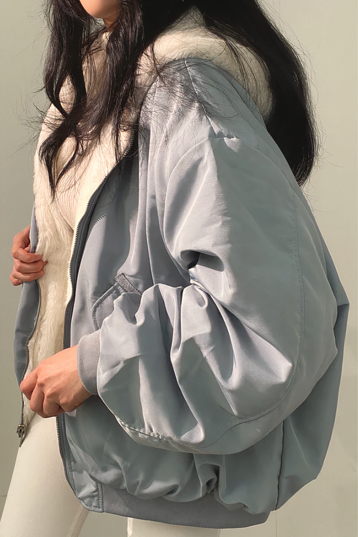 Cappotto invernale con cappuccio in cashmere - Vesper