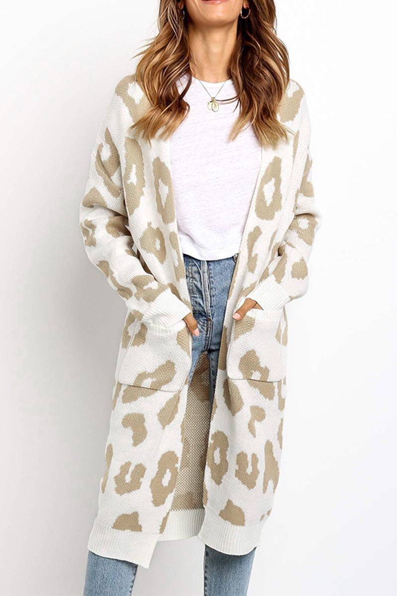 Rosina - Cardigan lungo elegante aperto davanti