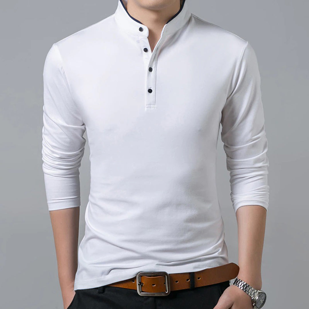 Ethan - Camicia classica elegante a maniche lunghe