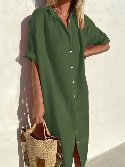 Viana - Abito camicia estivo da donna