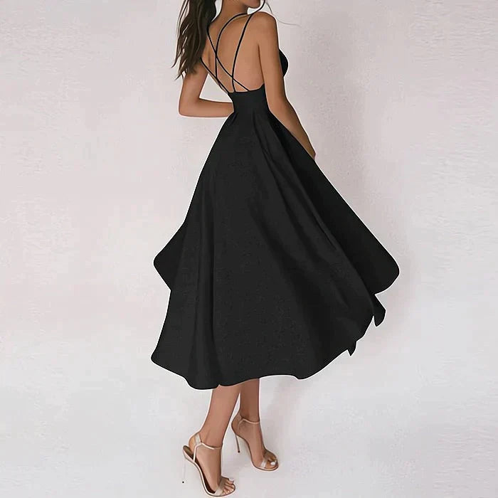 CHANTAL - Elegante abito con scollo a V