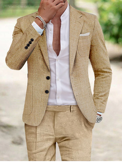 Elegante abito in lino per uomo - Carlo