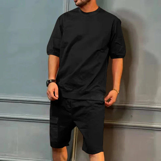 Jaiden - T-shirt Oversized e Pantaloncini Cargo