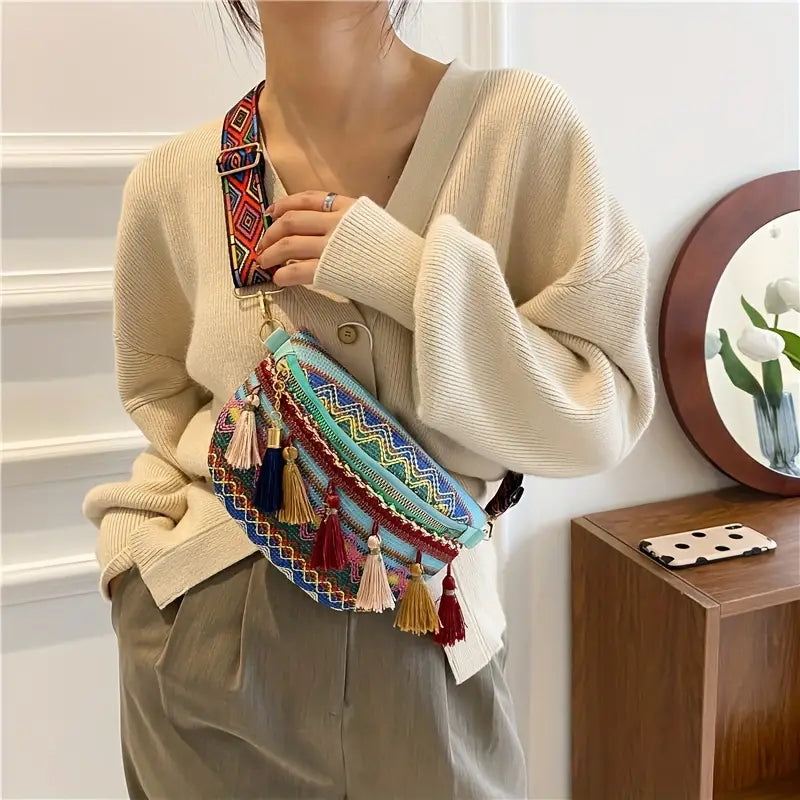 Dixie Borsa a tracolla in stile etnico retro Valentina Lucia