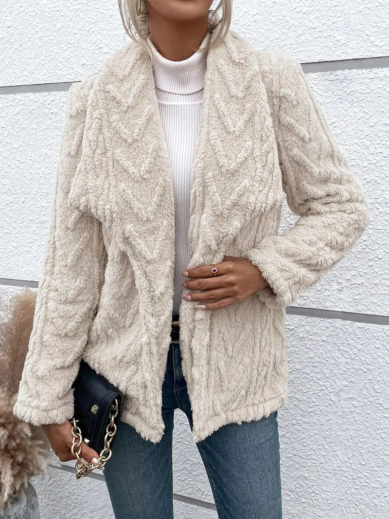 Kathleen - Elegante giacca in pile da donna