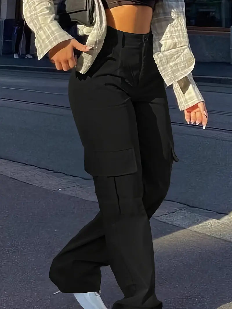 Clara - Pantaloni cargo semplici