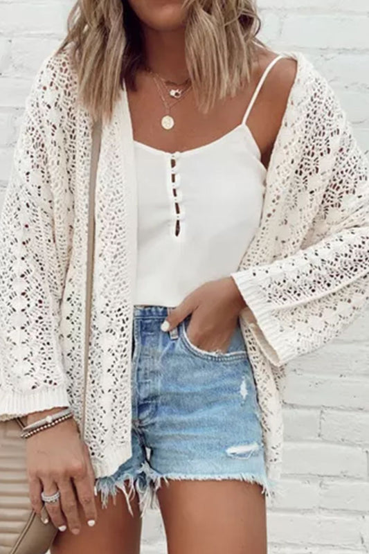 Charmaine - Cardigan aperto in maglia casual