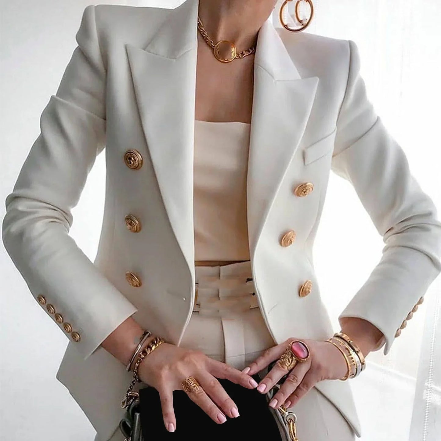 Annabelle - Blazer da completo boyfriend aperto a maniche lunghe