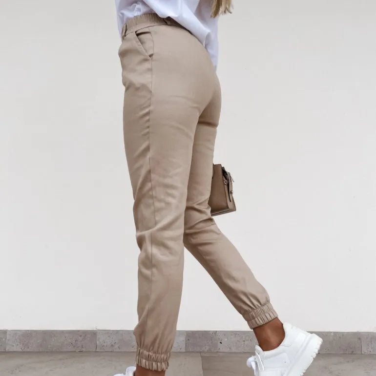 Giorgia | Pantaloni casual elasticizzati da donna