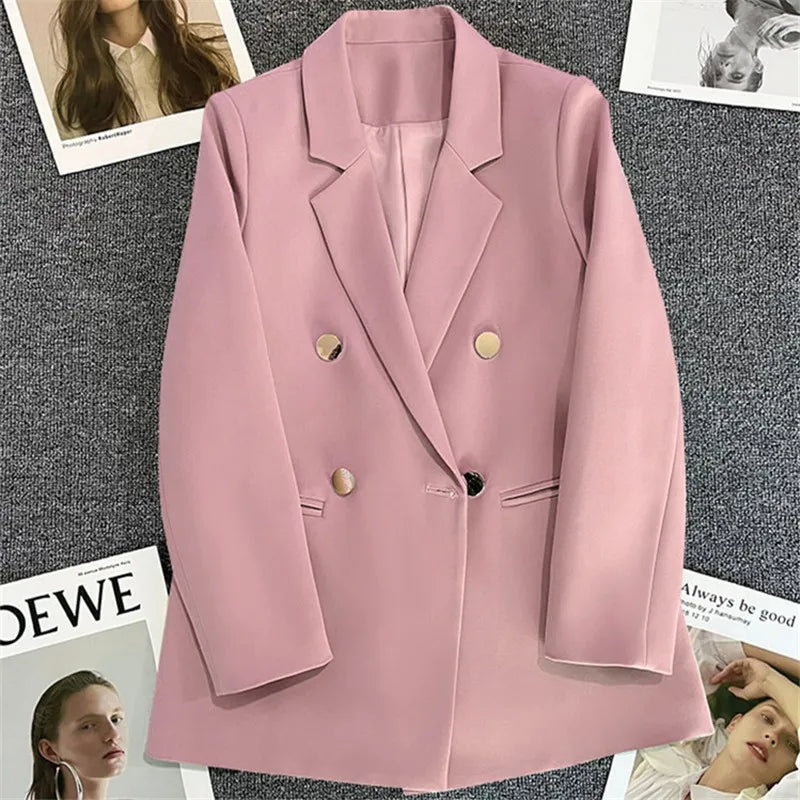 Angela - Blazer doppiopetto da donna per ufficio e tempo libero