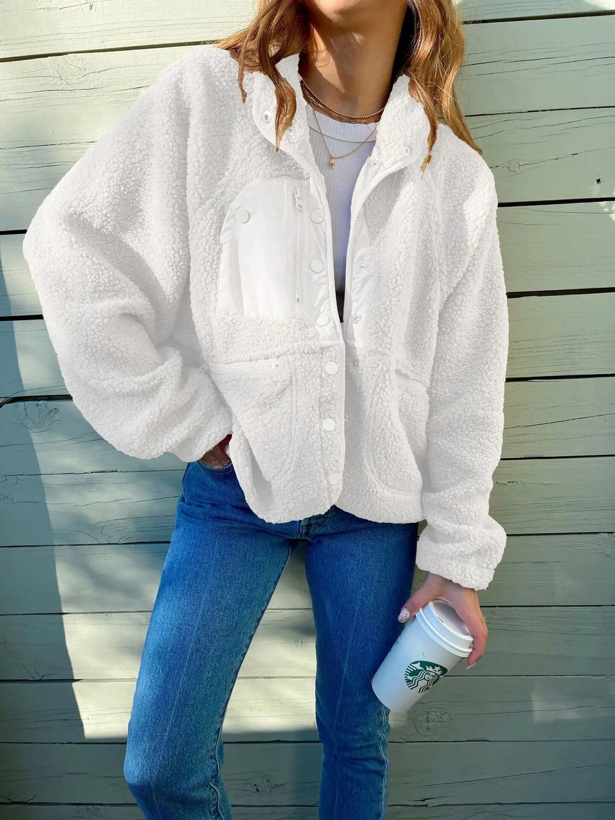 Daina - Elegante giacca oversize in lana calda