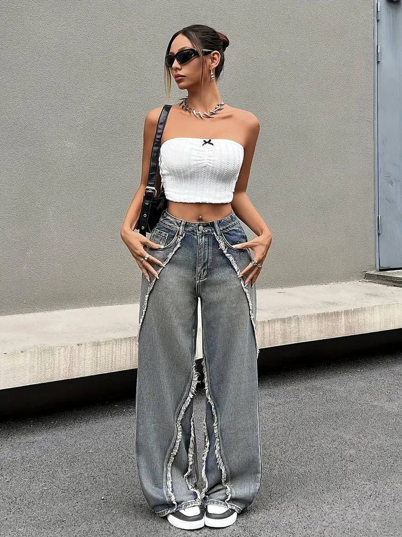 Esther - Jeans larghi dalla vestibilità morbida