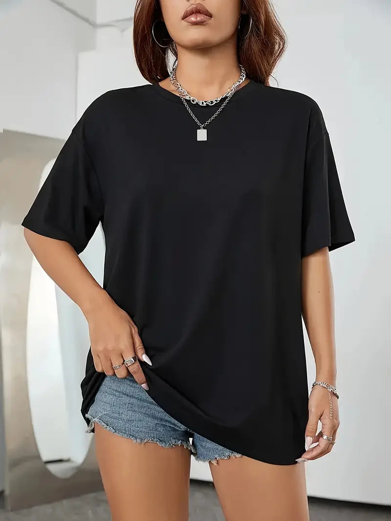 Felicia - T-shirt elegante con motivo a farfalla cava