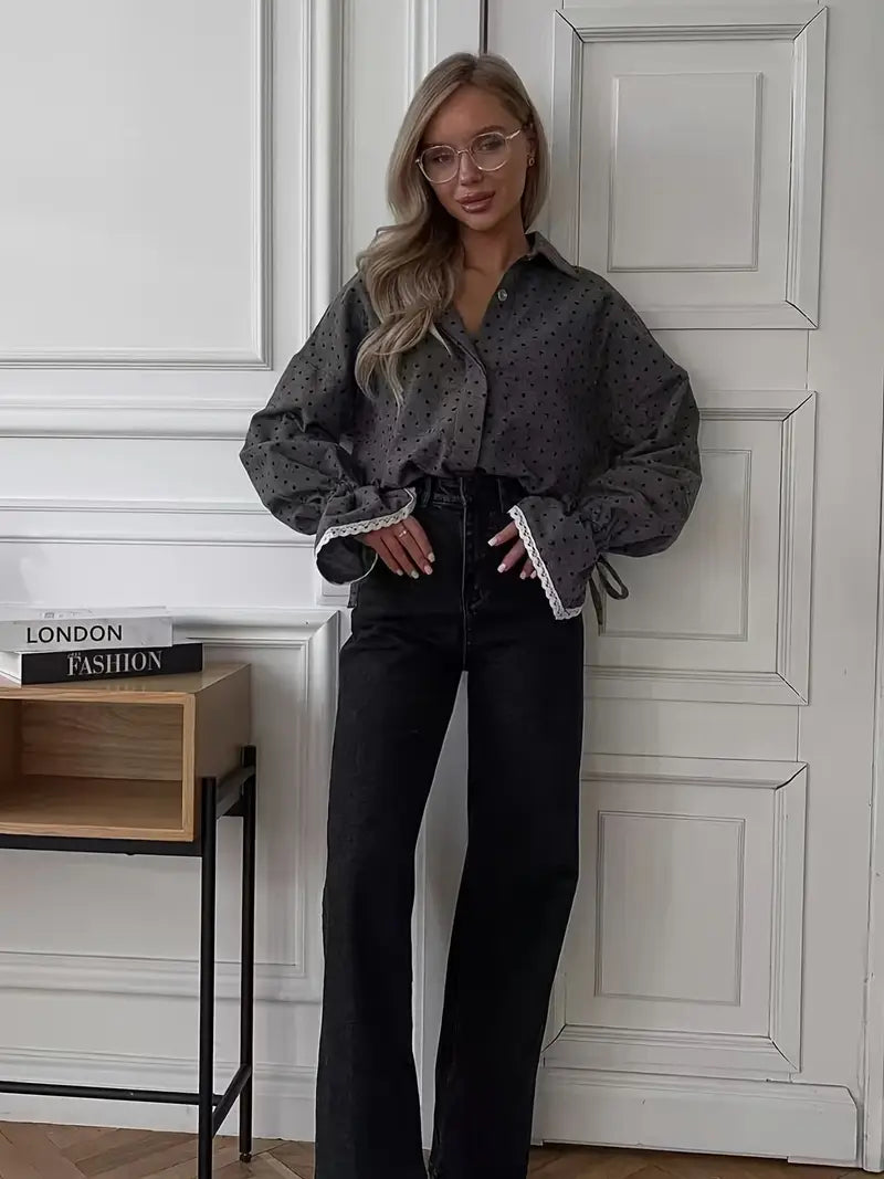 Clara - Camicia elegante a cuore per donna