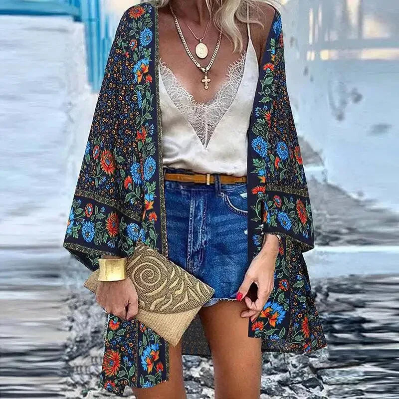 Carmella - Kimono vintage bohémien