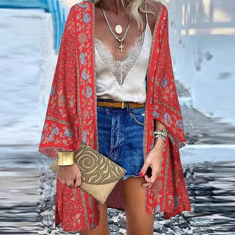 Carmella - Kimono vintage bohémien