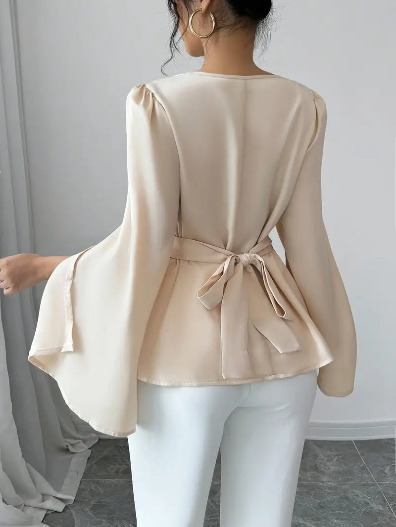 Lydia - Elegante top con maniche a campana