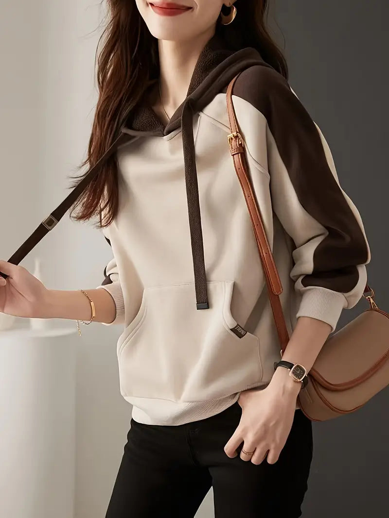 Edith - Felpa con cappuccio da donna comoda ed elegante