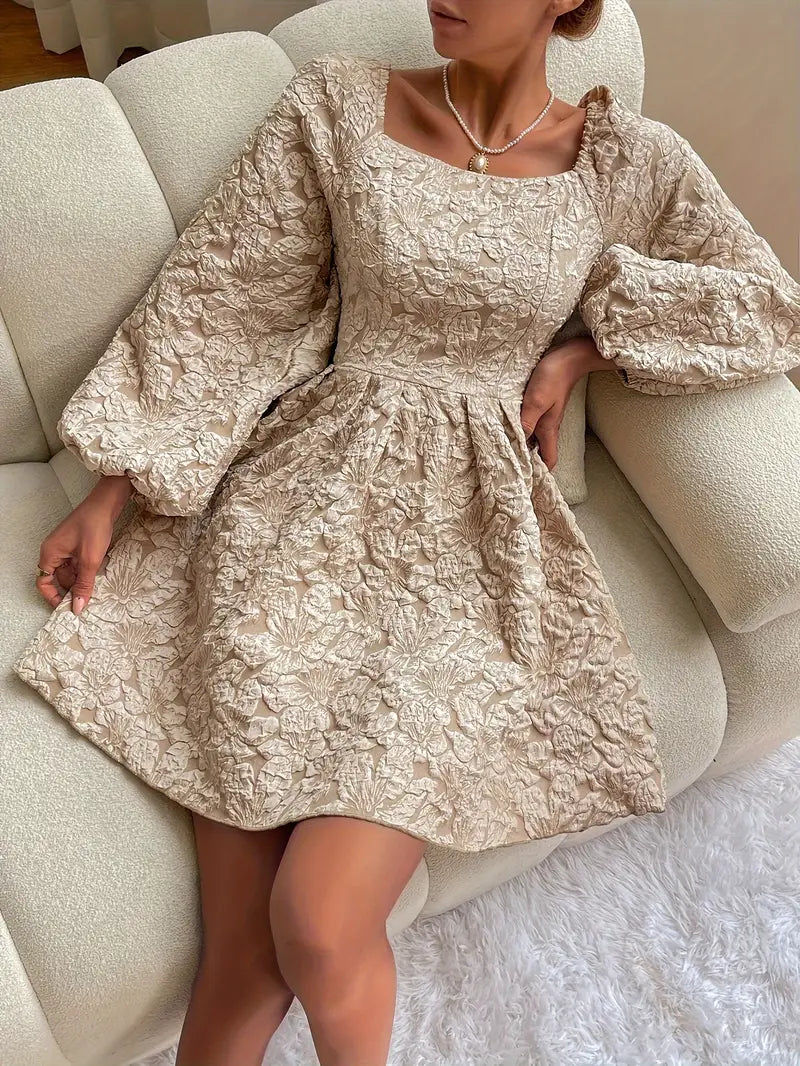 Agnes - Abito elegante con scollatura quadrata