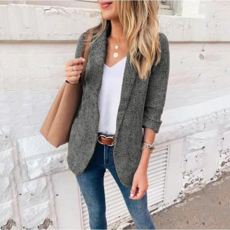 Venna - Blazer casual a taglio aderente