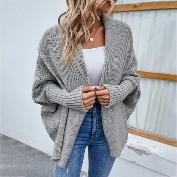 Jacelyn - Cardigan oversize in maglia super confortevole
