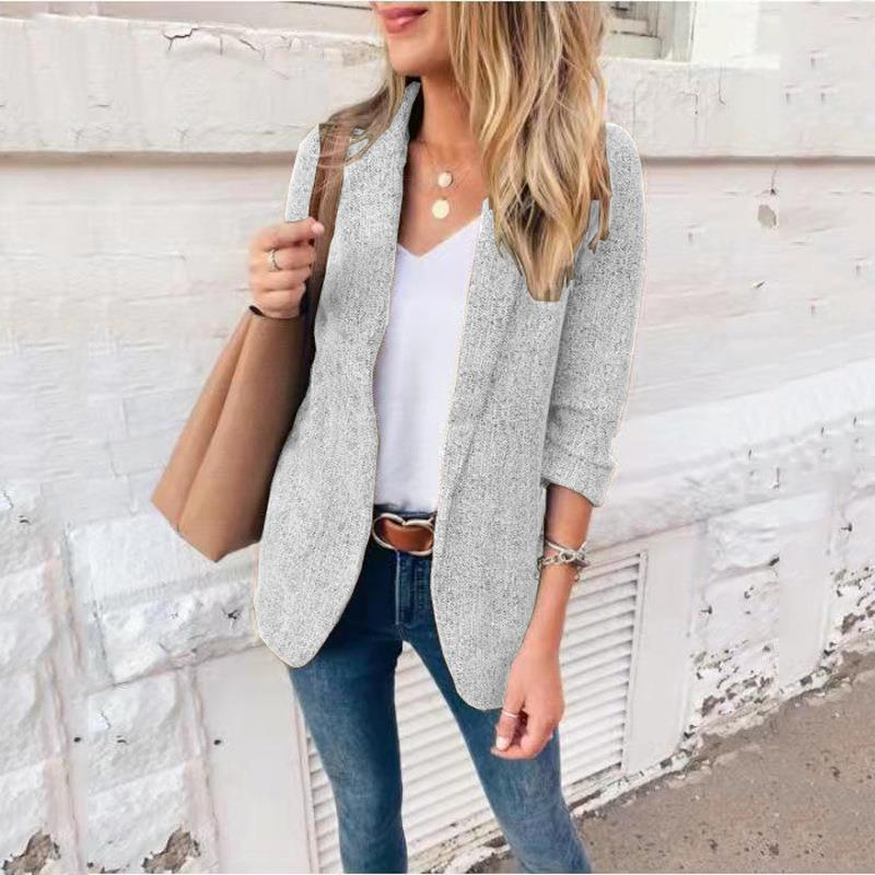 Venna - Blazer casual a taglio aderente