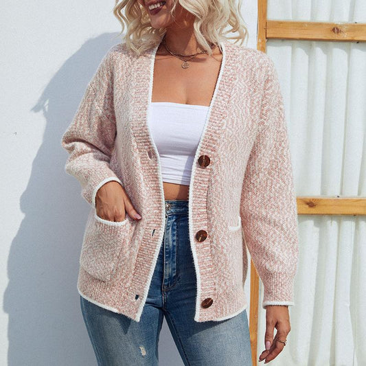 Shanaya - Elegante Cardigan Aperto con Bottoni