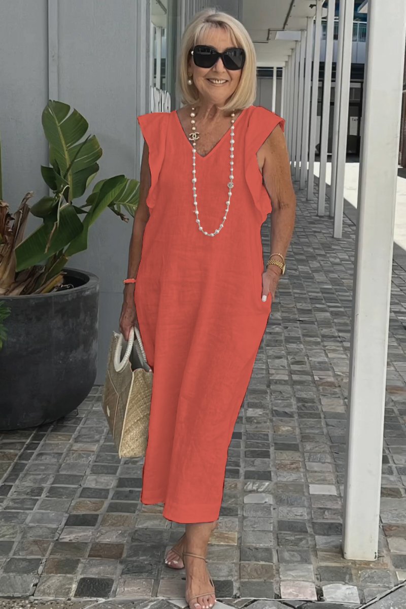 Roberta - Abito Casual In Cotone e Lino
