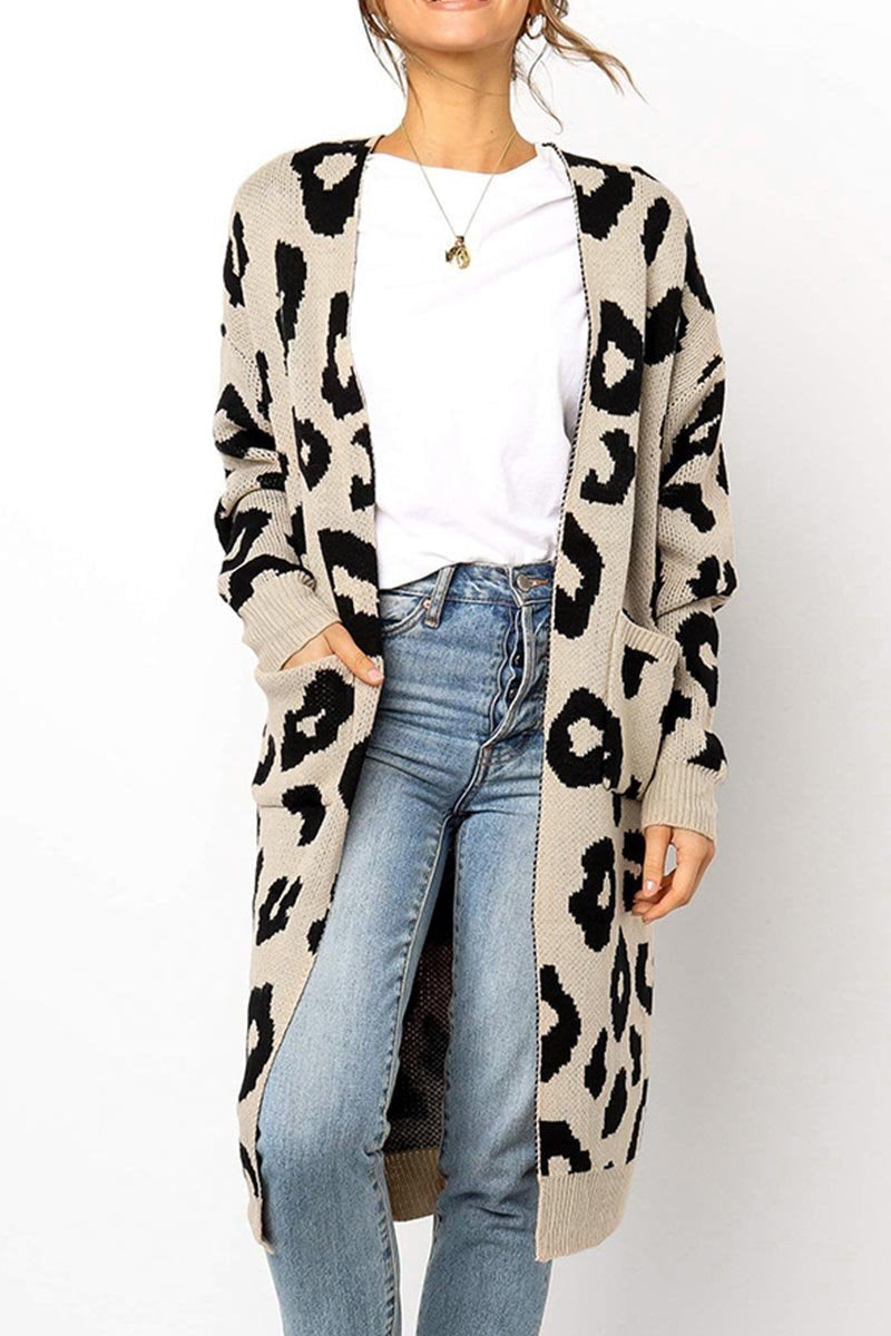 Rosina - Cardigan lungo elegante aperto davanti