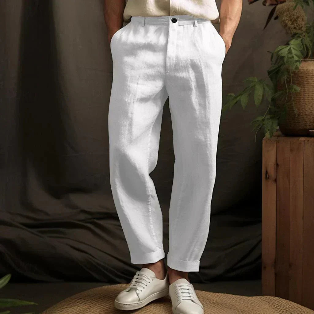 Christian - Pantaloni dritti casual e comodi