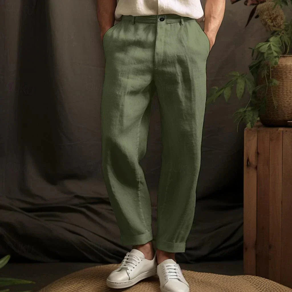 Christian - Pantaloni dritti casual e comodi