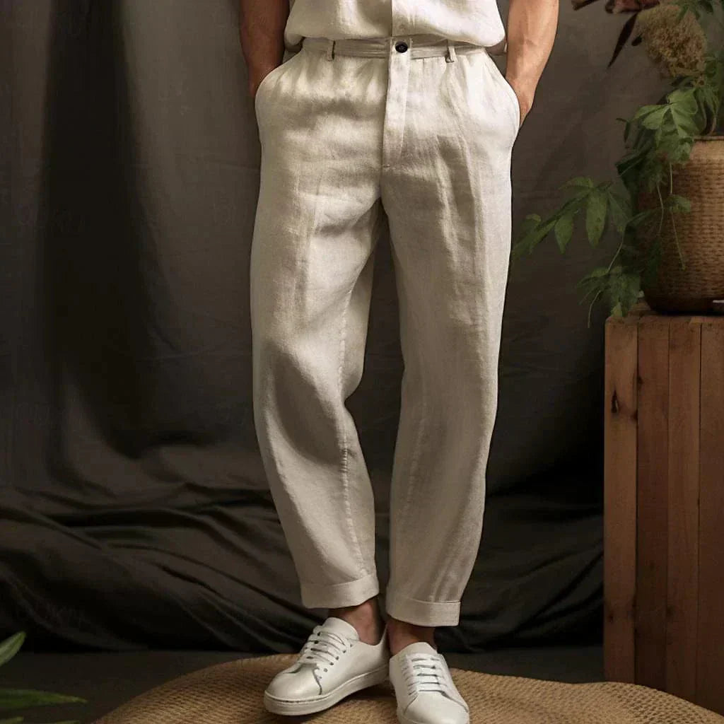 Christian - Pantaloni dritti casual e comodi